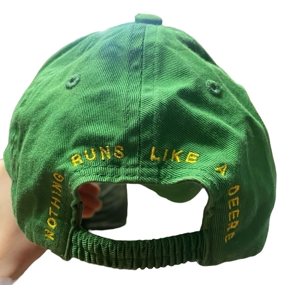 John Deere Green “Nothing Runs Like A Deere” Ball Cap Size 2T-3T Toddler